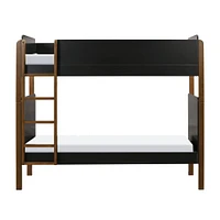 TipToe Bunk Bed - Black / Walnut