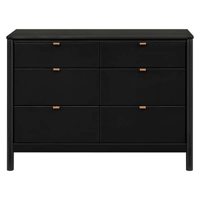 Bondi 6-Drawer Assembled Dresser - Black