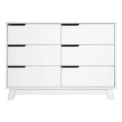 Bureau 6 Tiroirs Hudson - Blanc