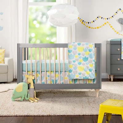 Lolly 3-in-1 Convertible Crib with Toddler Bed Conversion