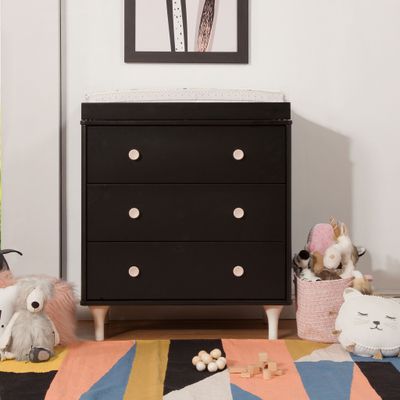 Lolly 3-Drawer Changer Dresser with Removable Changing Tray