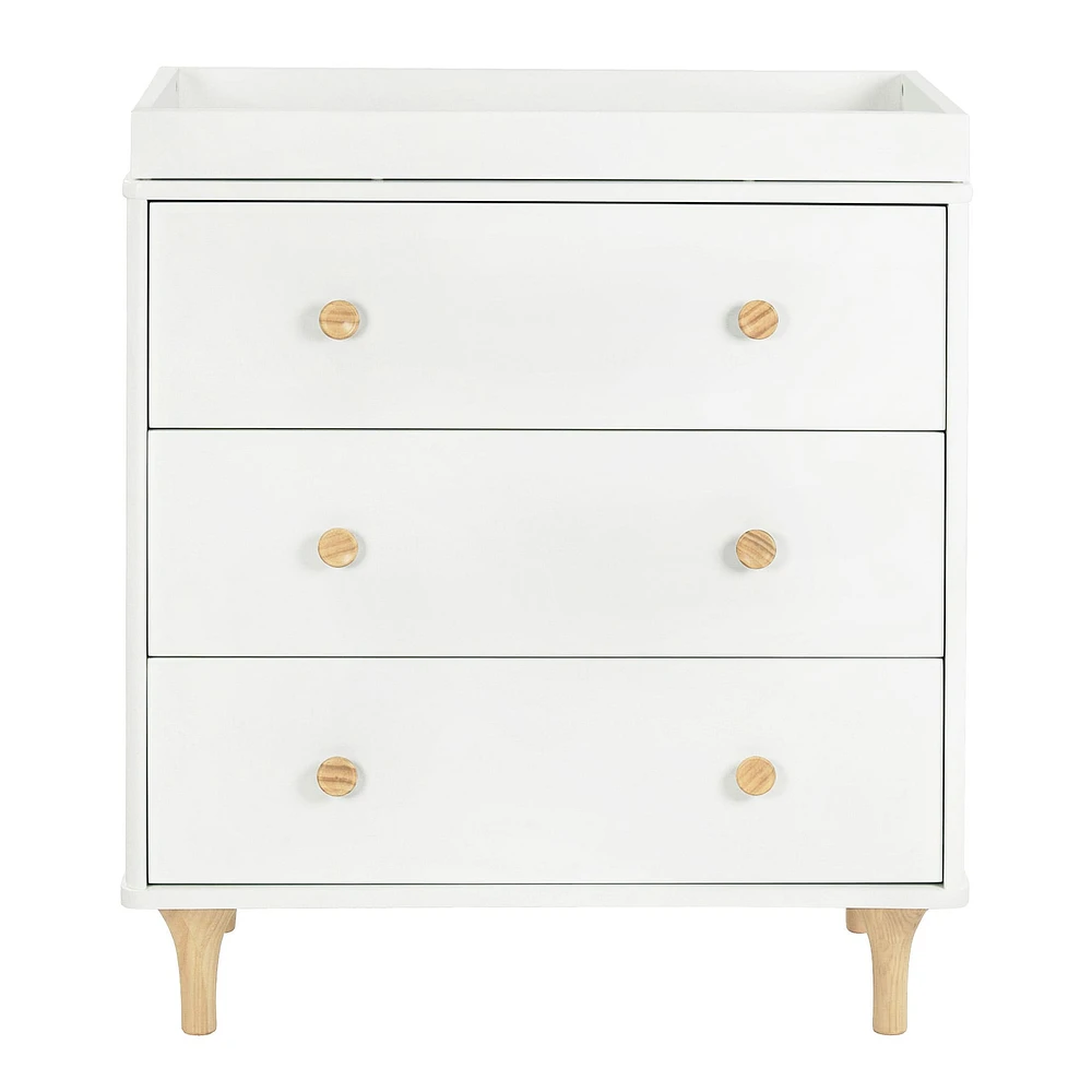 Lolly 3-Drawer Changer Dresser with Removable Changing Tray