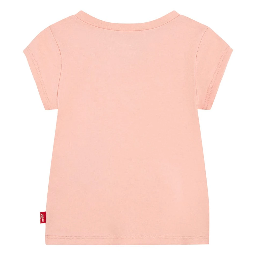 T-Shirt Batwing Rose 12-24mois