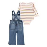 Overall Denim Set 12-24m