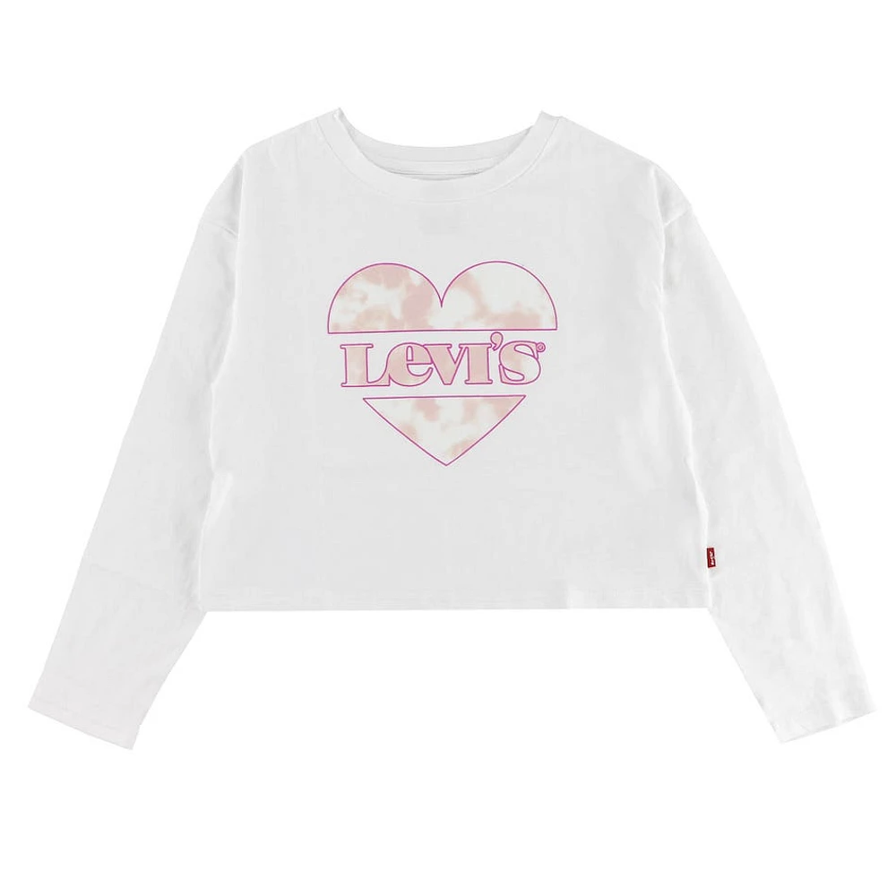 T-Shirt Coeur Manches Longues 4-6x