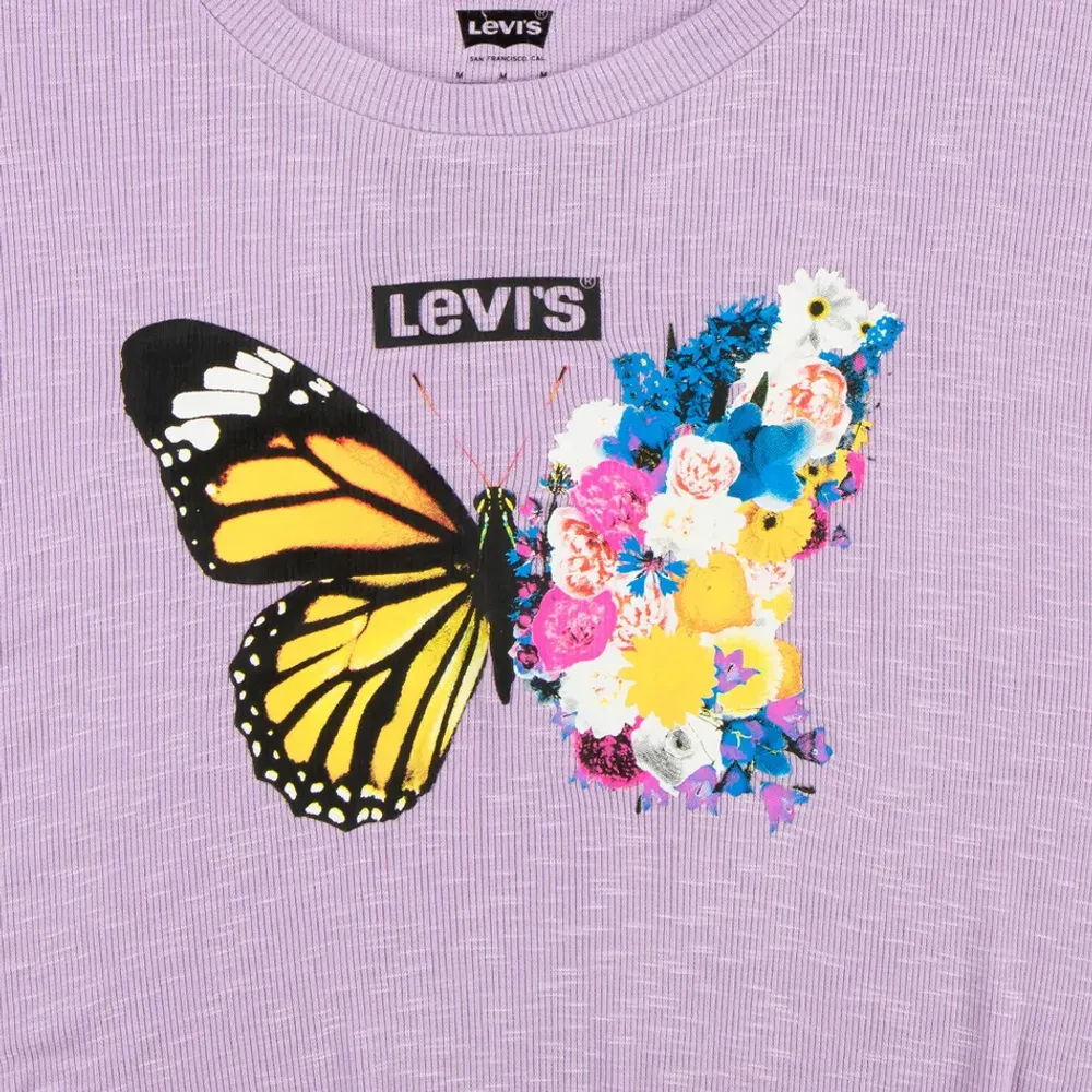 T-Shirt Papillon Fleurs 4-6x