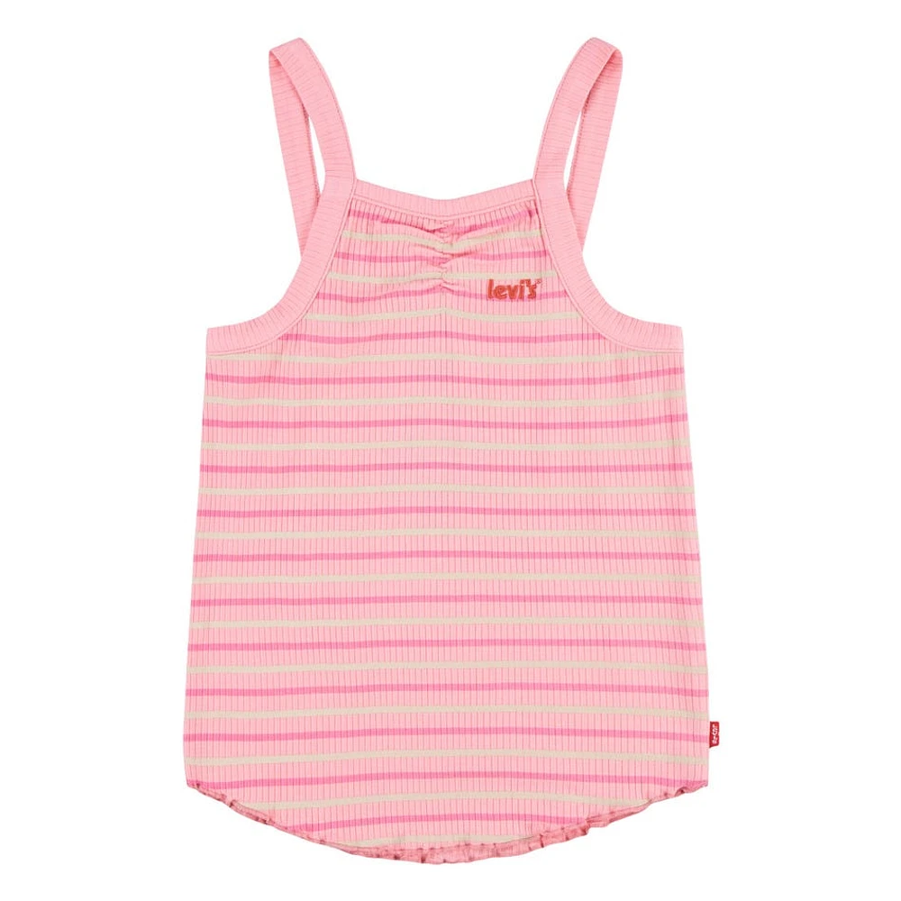 Striped Rib Tank Top 7-16y