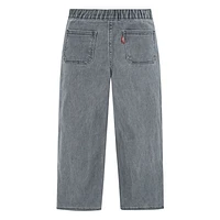 Easy Pull On Denim Pants 4-7y