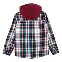 Flannel Hood Shirt 8-18y