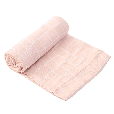 Deluxe Muslin Bamboo Swaddle - Pink