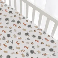 Crib Fitted Sheet - Forest Retreat