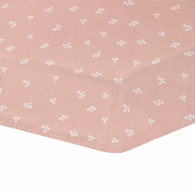 Drap Contour pour Lit de Bébé - Rose Dusty