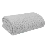 Organic Clullar Blanket - Grey