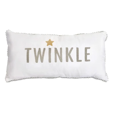 Coussin Blanc Twinkle