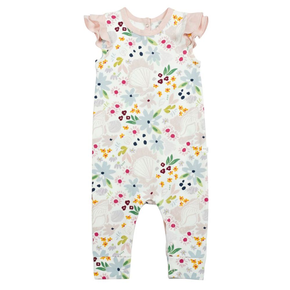 Shell Floral Jumpsuit 0-24m