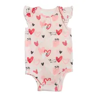 Pink Pup Ruffle Bodysuit 0-24m