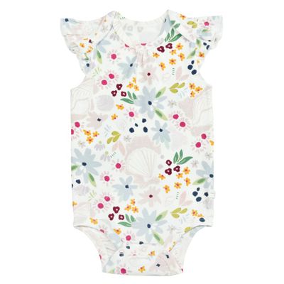 Shell Floral Bodysuit 0-24m