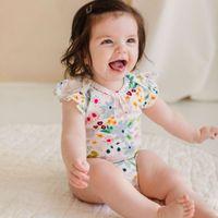 Shell Floral Bodysuit 0-24m