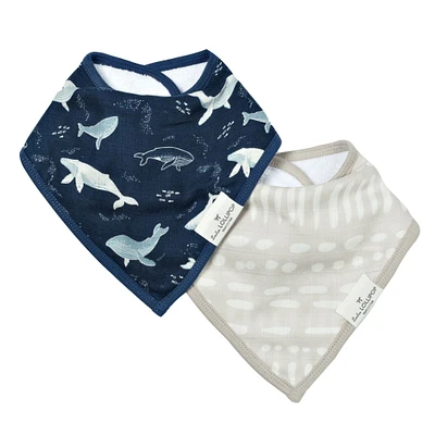 Bavoirs Bandana Mousseline Paquet de 2