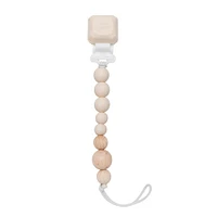 Silicone Pacifier Clip Coconut