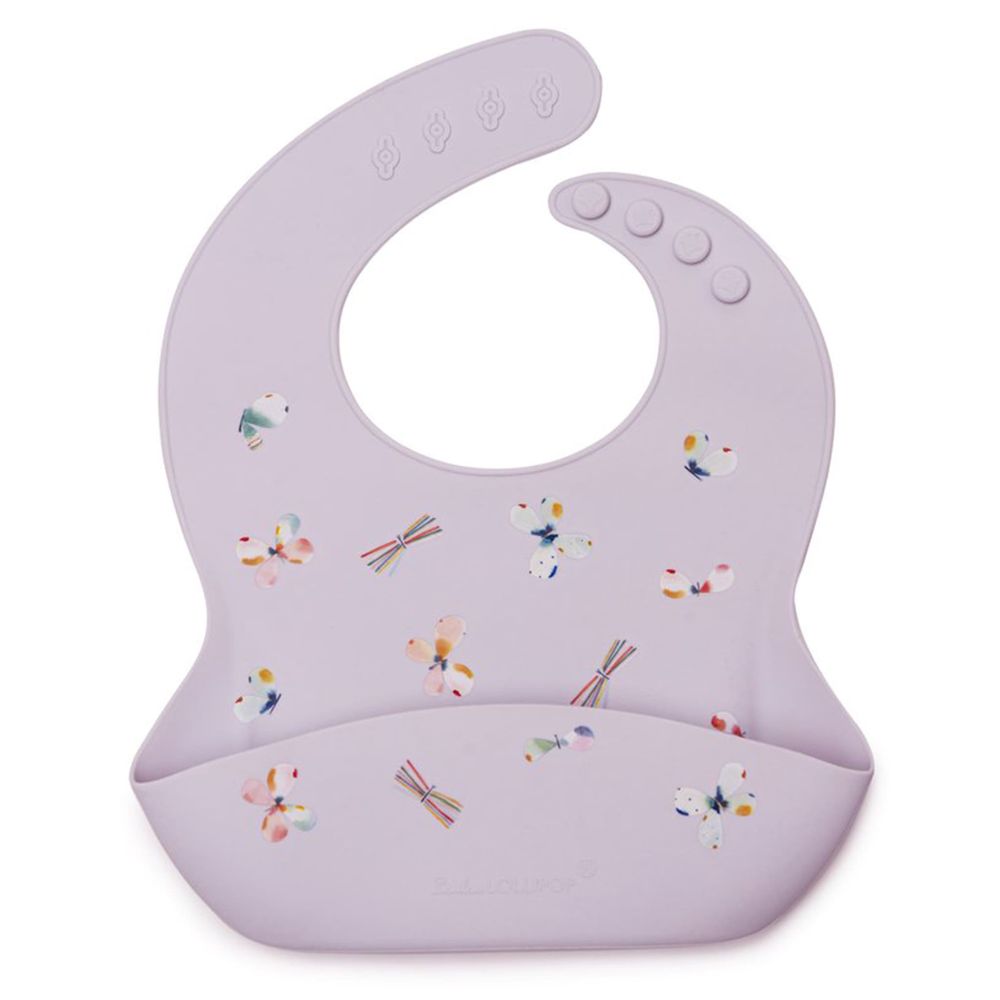 Silicone Bib - Butterfly