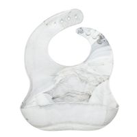 Silicone Bib - Marble