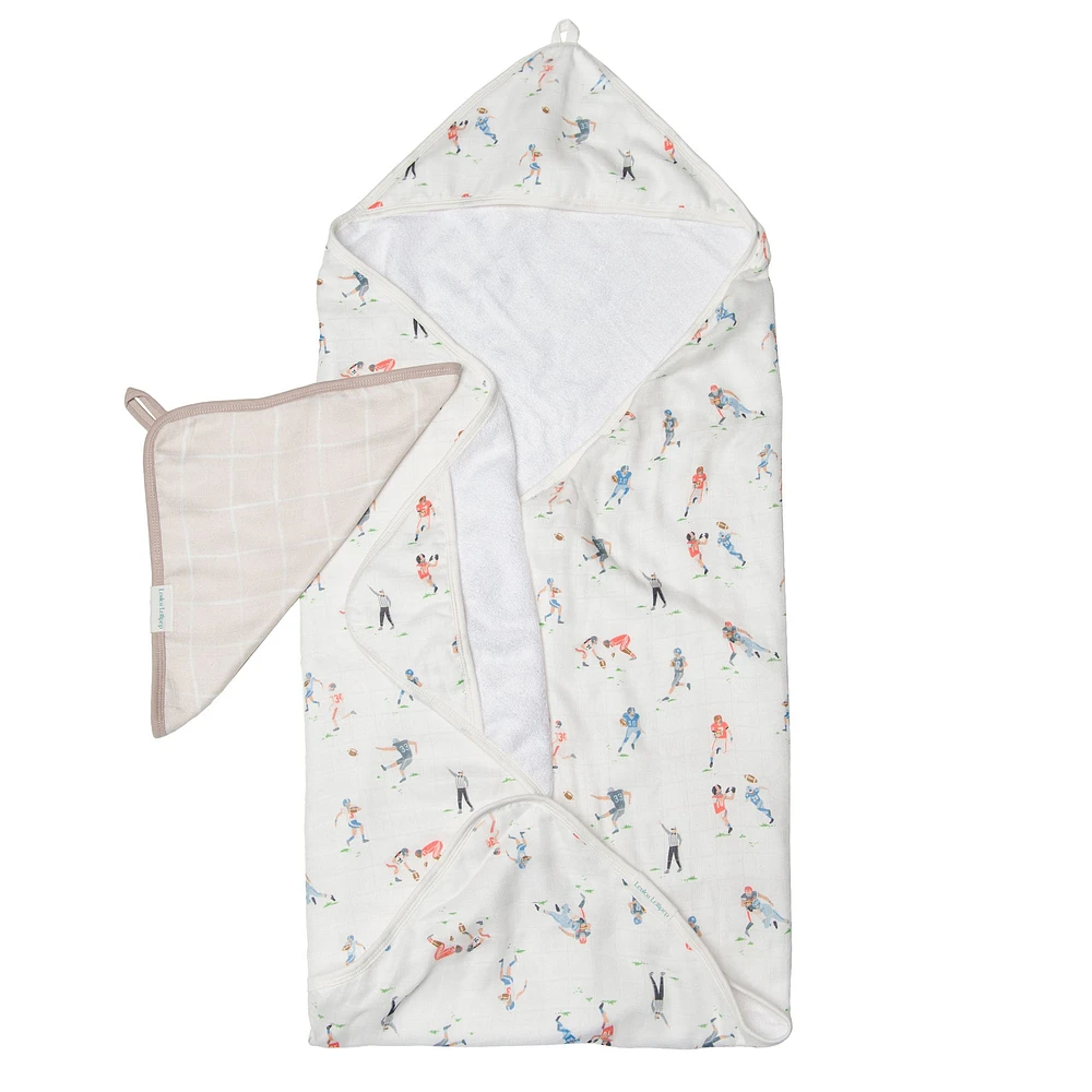 Hooded Towel Set - Football