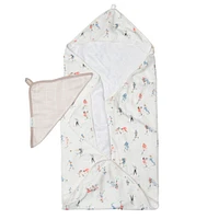 Hooded Towel Set - Football