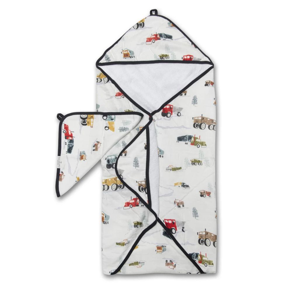 Hooded Towel Set - Trucks