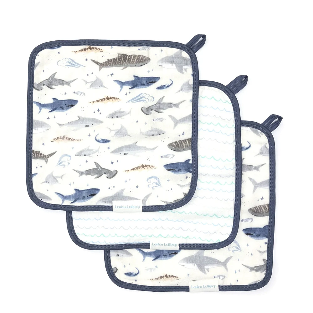 Débarbouillettes Bamb Requins