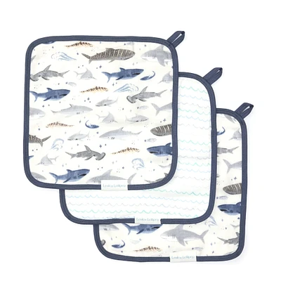 Débarbouillettes Bamb Requins