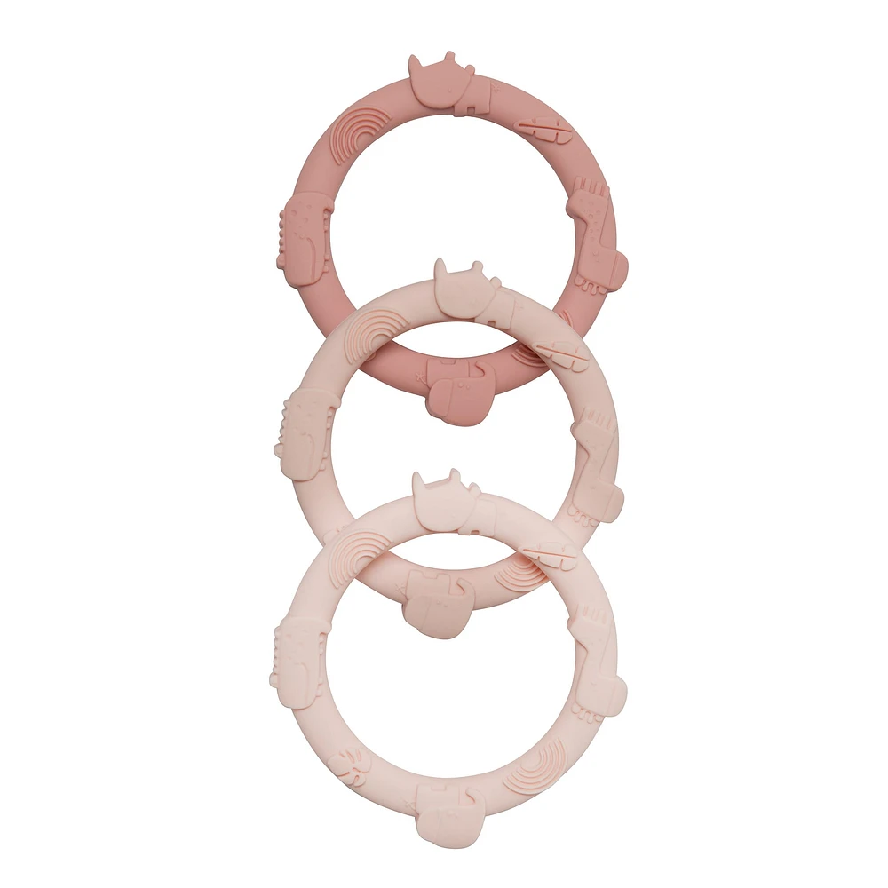 Teething Ring Set-Pink