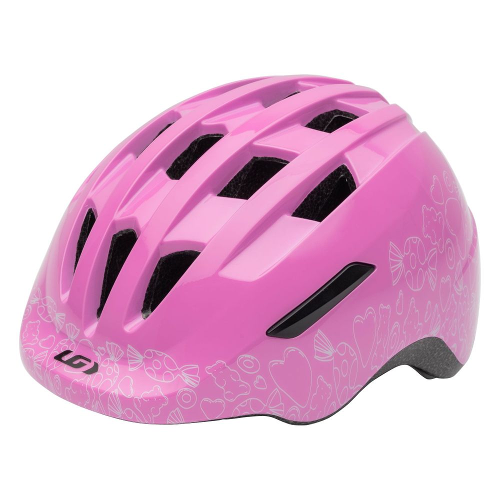 Bicycle Helmet  46 à 51cm - Pink Hearts