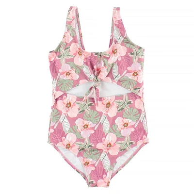 Hibiscus UV Swimsuit 2-14y