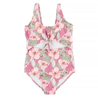 Hibiscus UV Swimsuit 2-14y