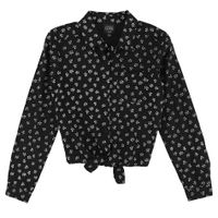 Flora Knotted Long Sleeves Shirt 7-14y