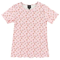 T-shirt Côtelé Plage 7-14ans