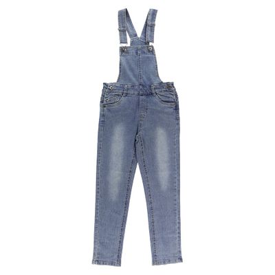 Flora Denim Overalls 7-14y