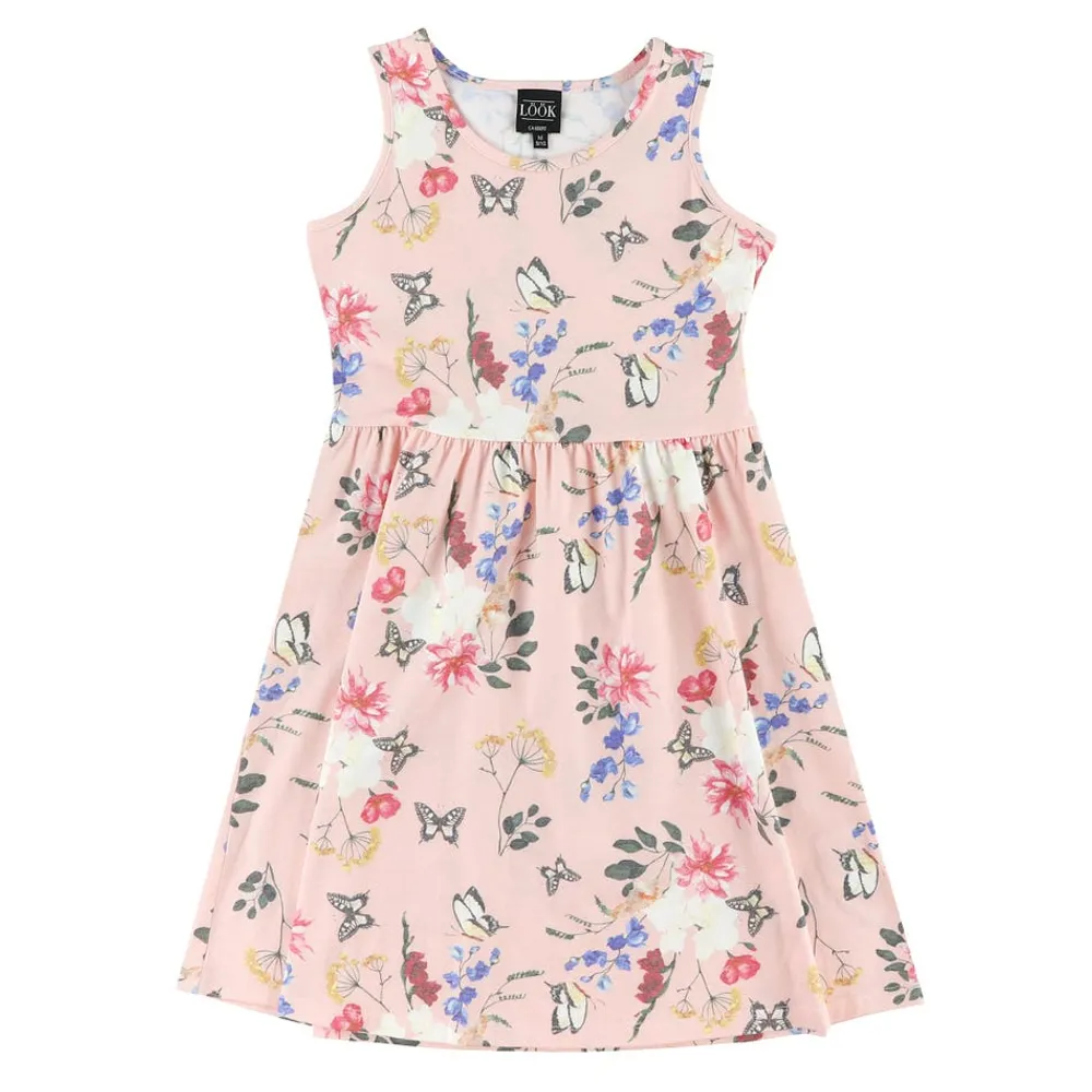 Vintage Butterfly Dress 7-14y