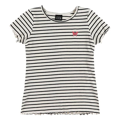 T-Shirt Rayé Vintage 7-14ans