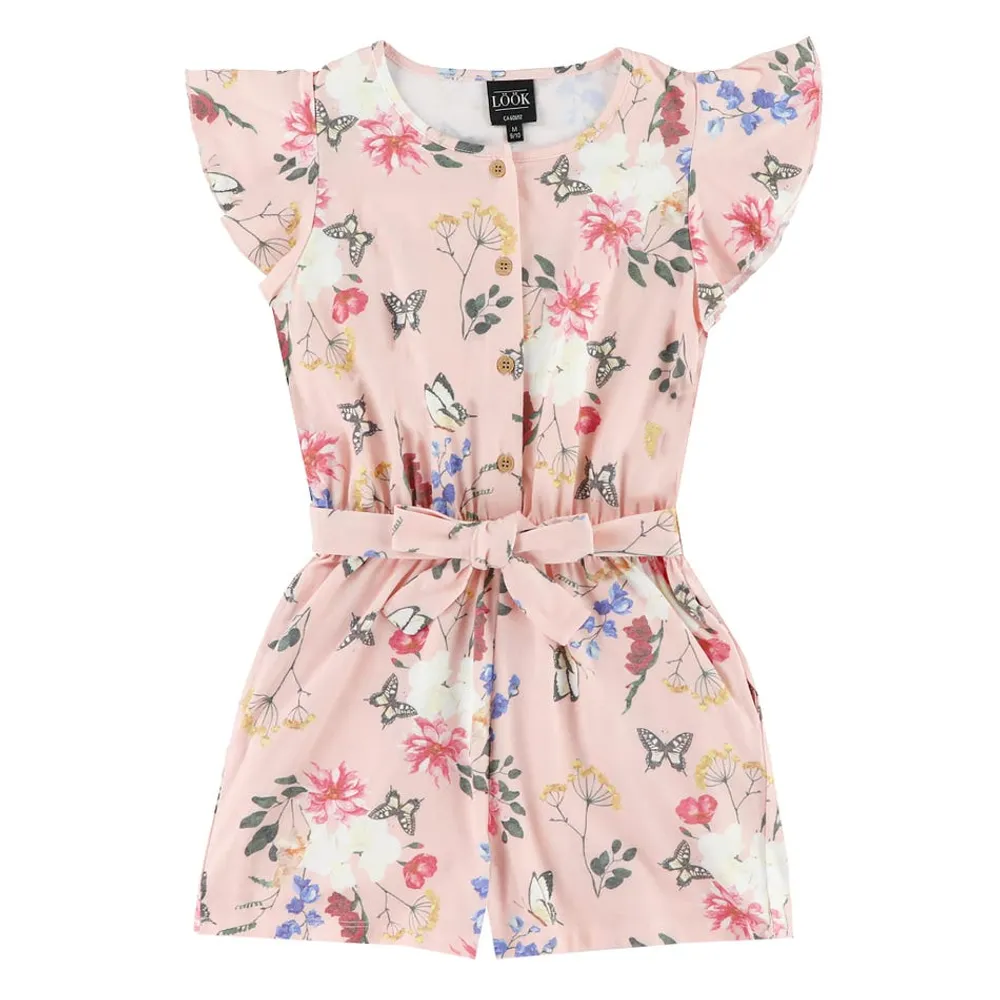 Vintage Butterfly Romper 7-14y