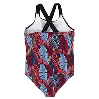 Palm Leaves AOP UV Swimsuit 2-14y