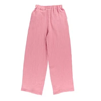 Miami Pink Wide Leg Pants 7-14y