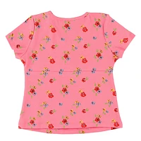 Charm Printed Rib T-Shirt 7-14y