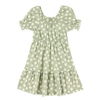 Dreamer Printed Sage Dress 7-14y