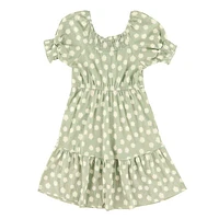 Dreamer Printed Sage Dress 7-14y