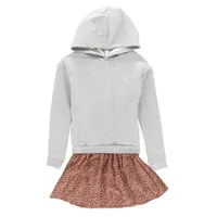 Garden Hooded Dress 7-14y