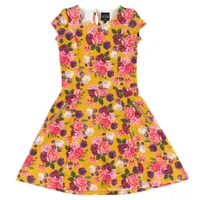 Garden Flowers Dress 7-14y