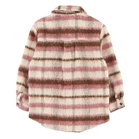 Melody Plaid Shacket 7-14y