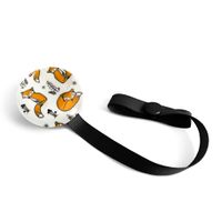 Pacifier Clip - Orange Fox